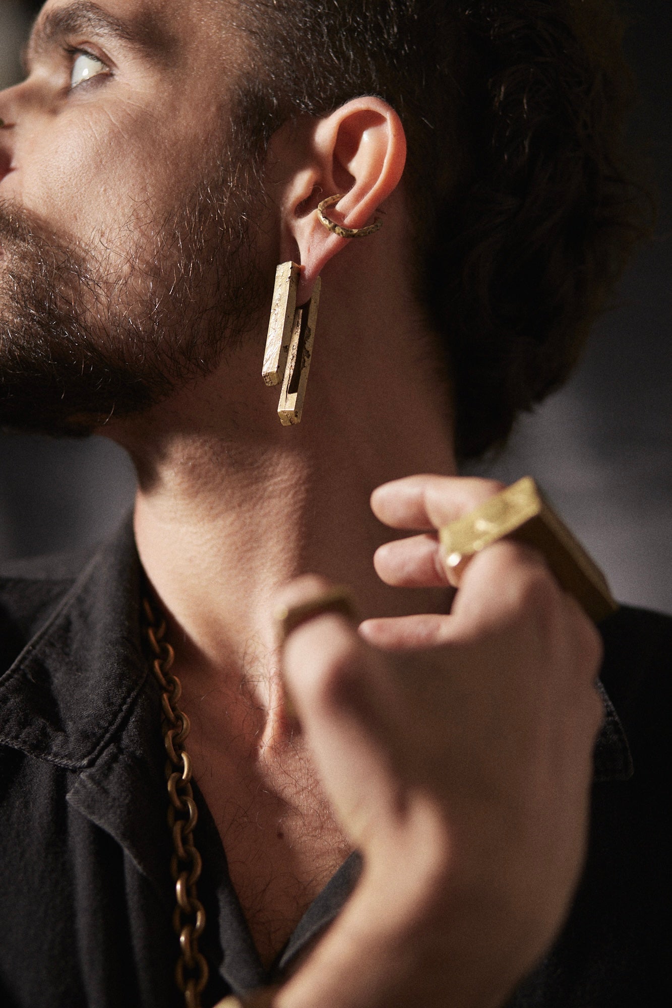 EAR WEIGHTS IN BRASS (PAIR)