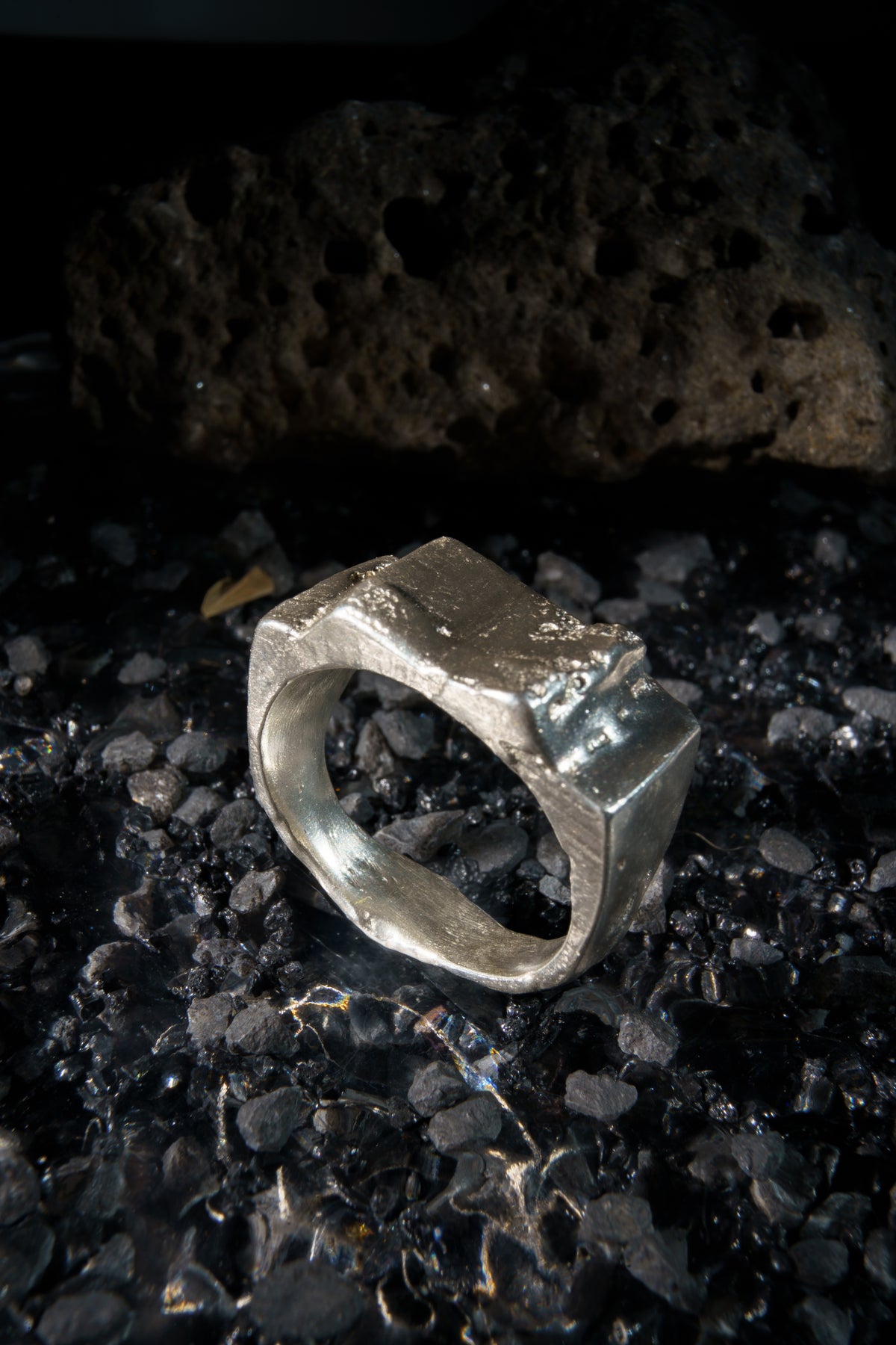 Mutant Signet Ring - Recycled Silver 925