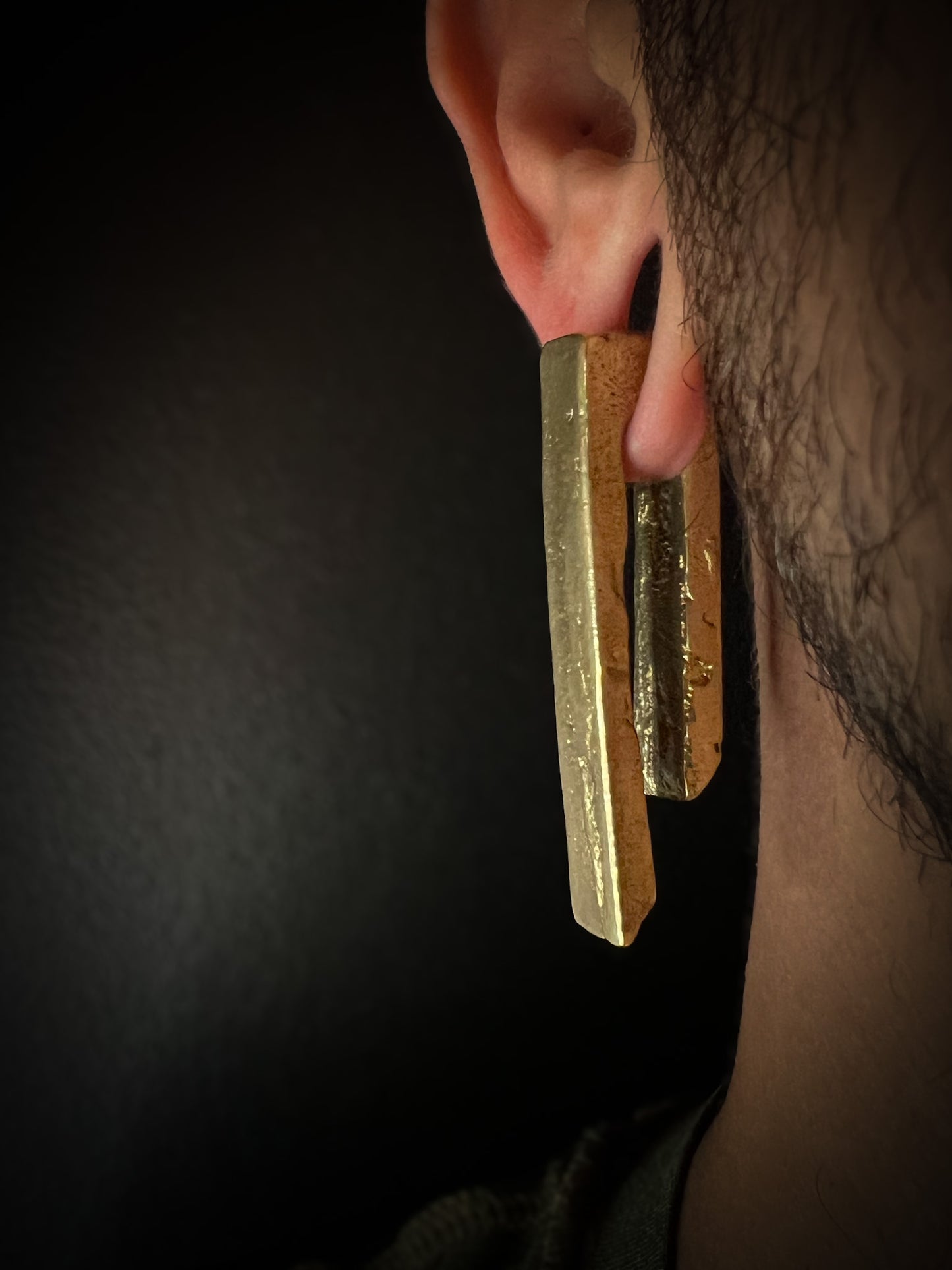 EAR WEIGHTS IN BRASS (PAIR)