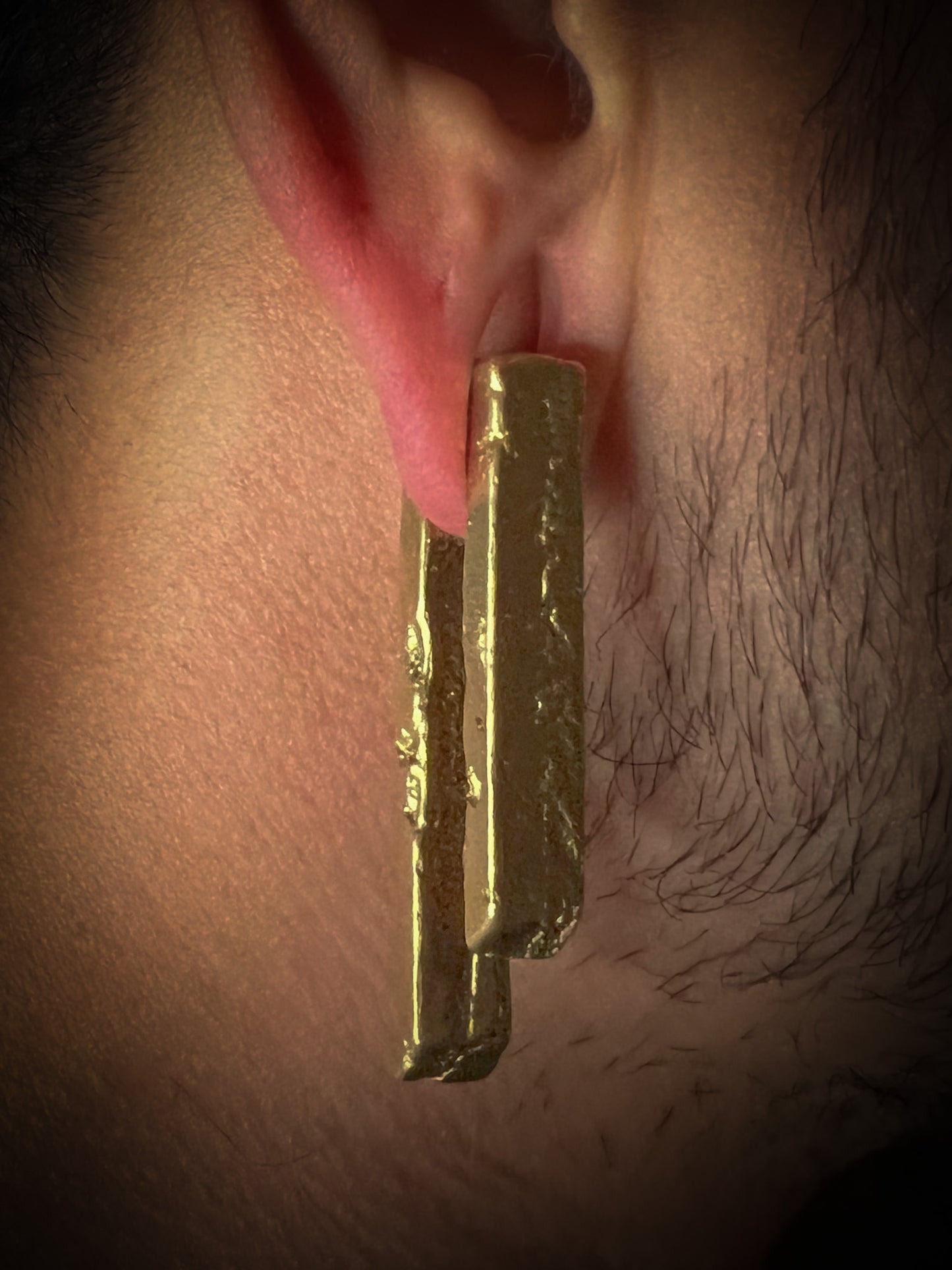 EAR WEIGHTS IN BRASS (PAIR)