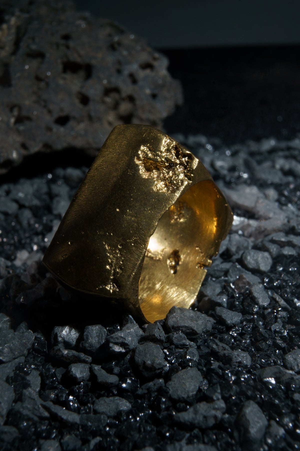 CUB3 Ring in Recycled Brass