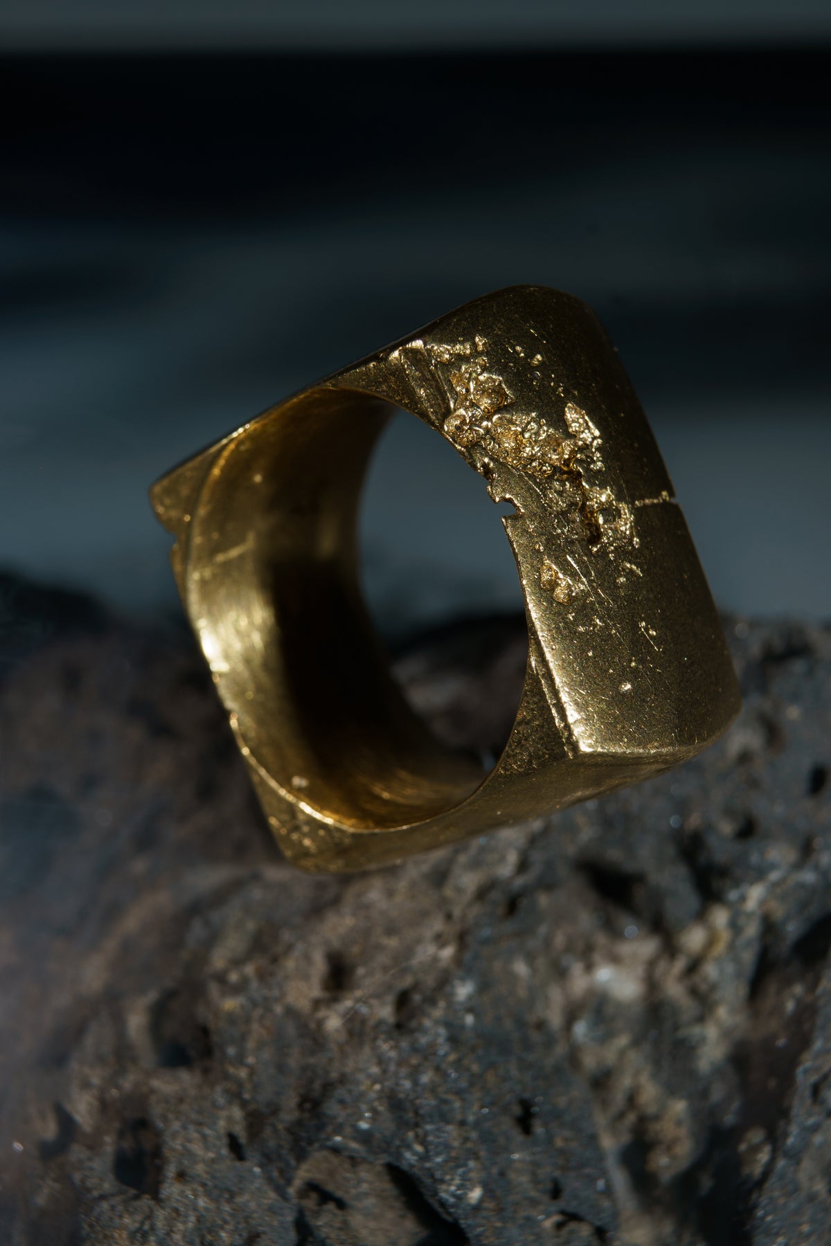 CUB3 Ring in Recycled Brass