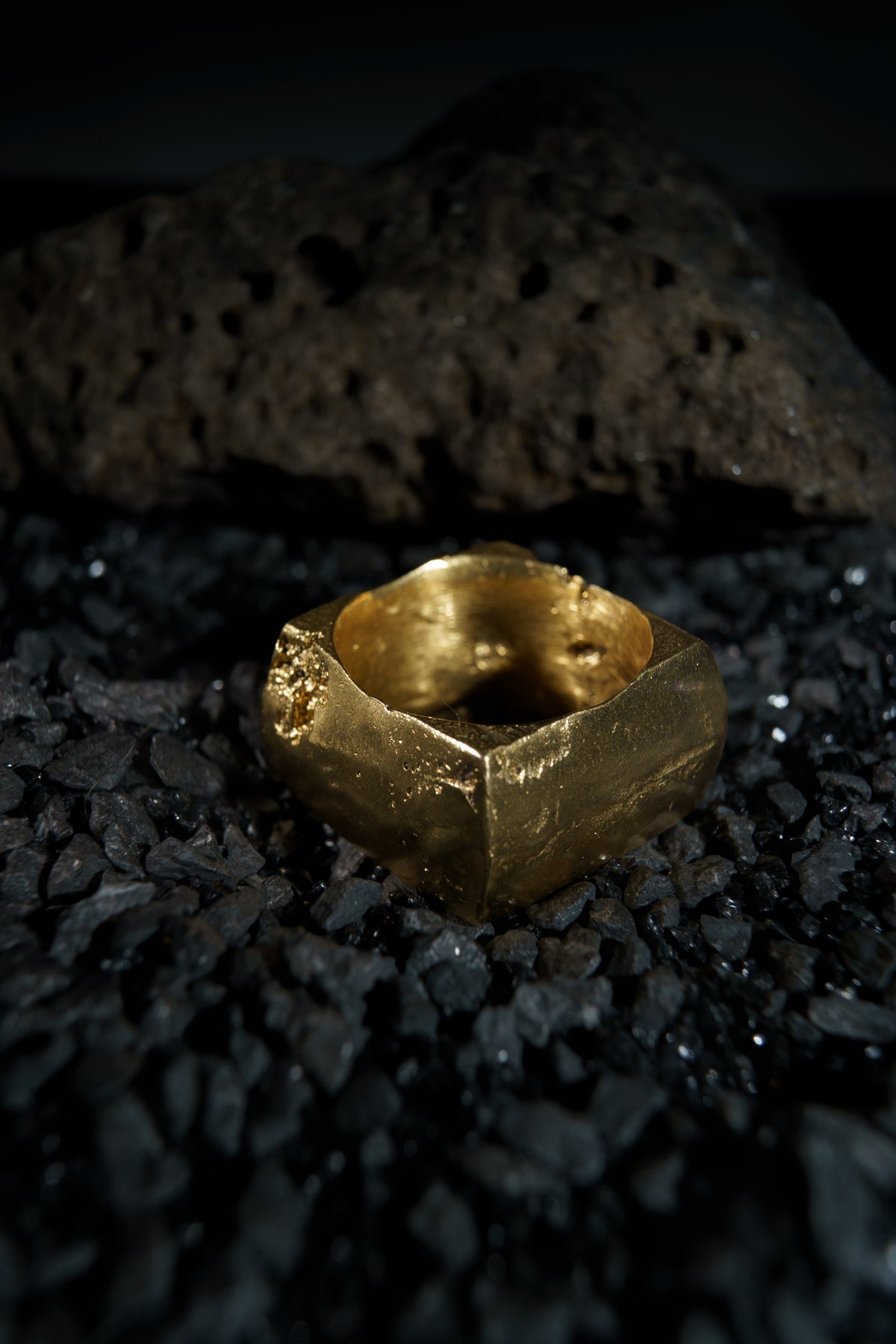 CUB3 Ring in Recycled Brass