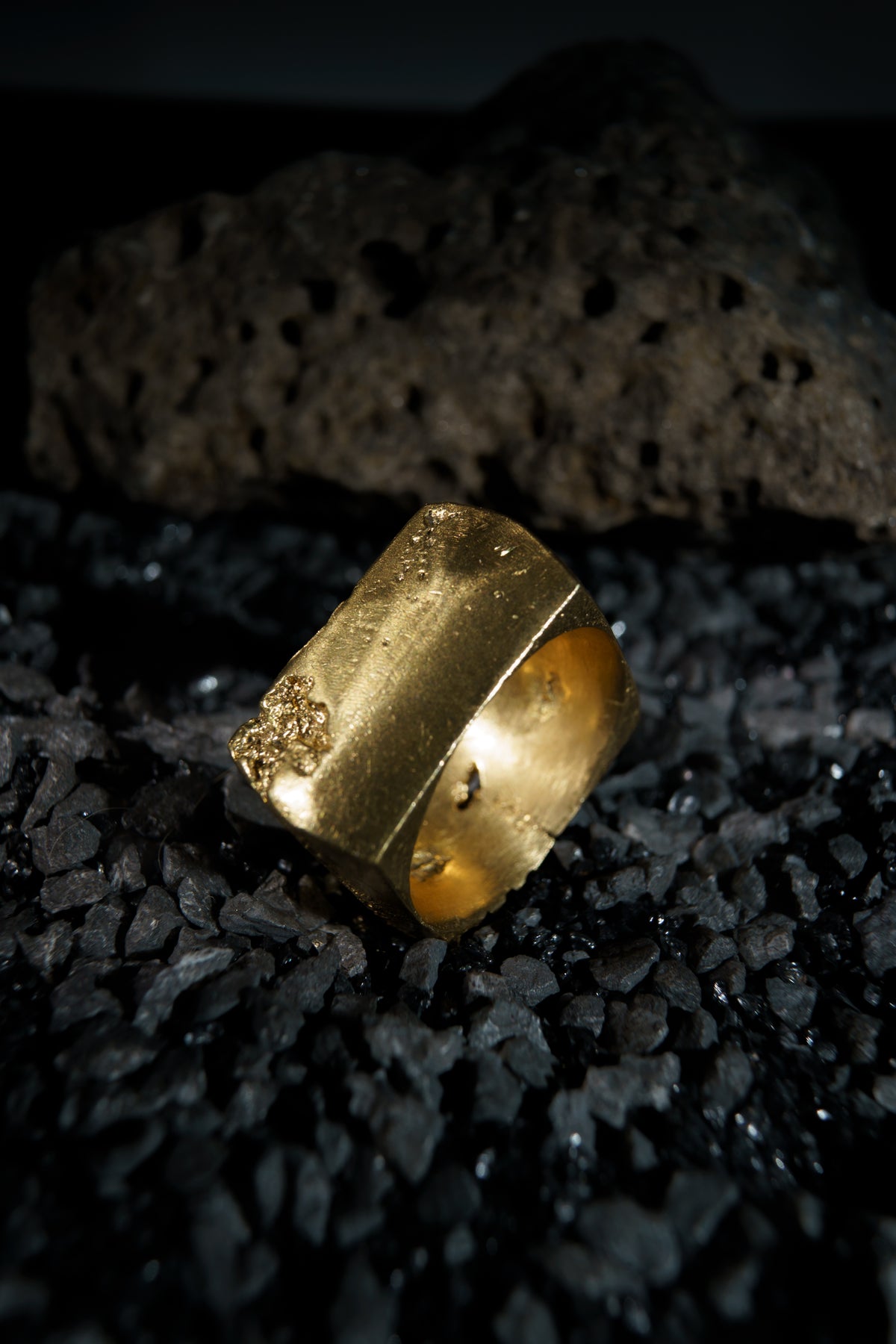 CUB3 Ring in Recycled Brass