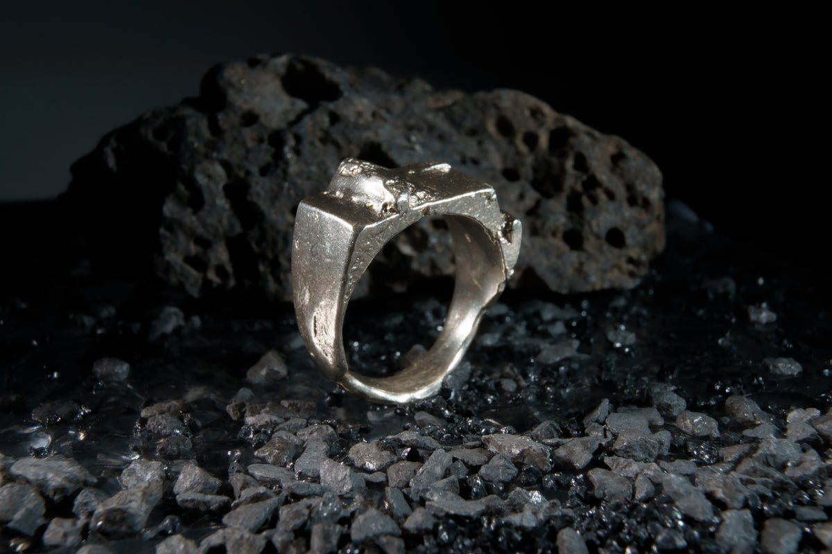 Mutant Signet Ring - Recycled Silver 925