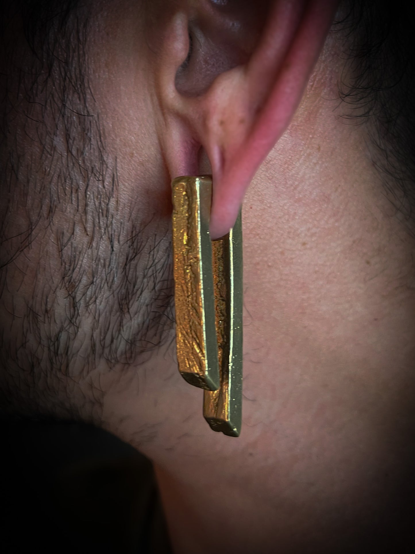 EAR WEIGHTS IN BRASS (PAIR)