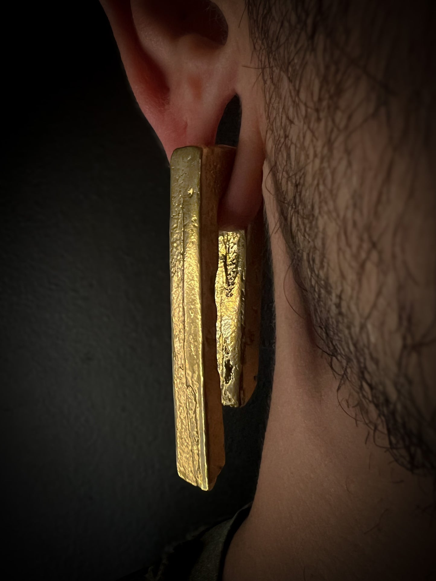 EAR WEIGHTS IN BRASS (PAIR)